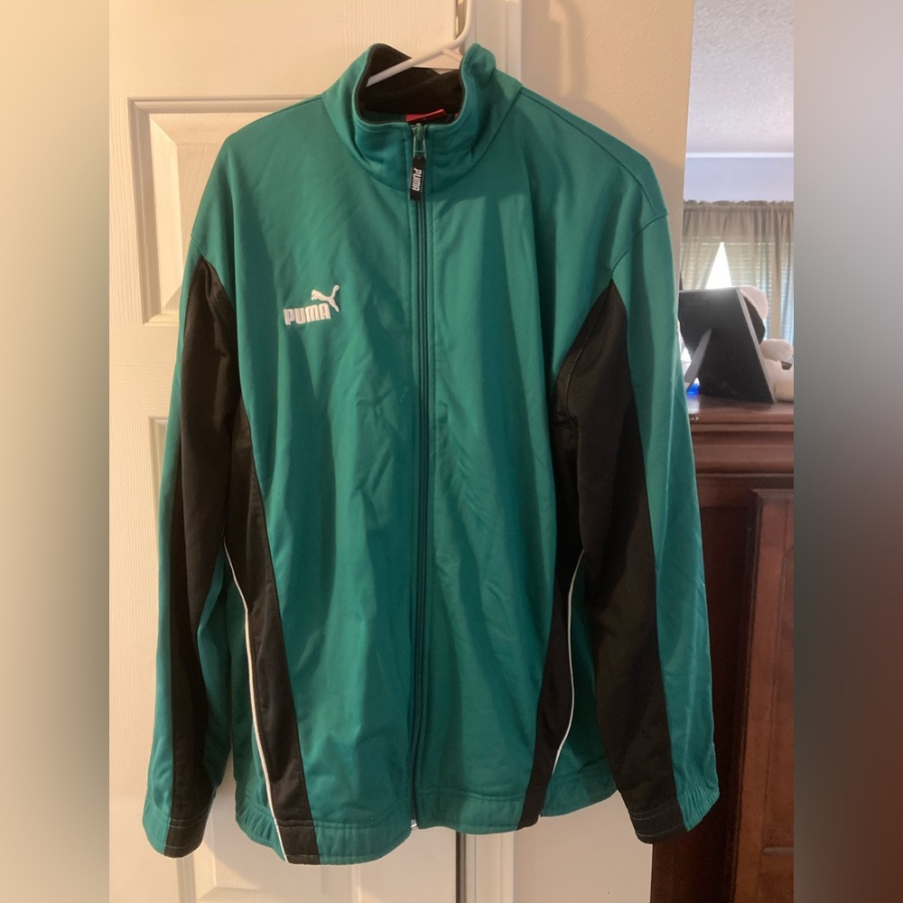 Puma long sleeve track jacket 
Medium 
Full zip